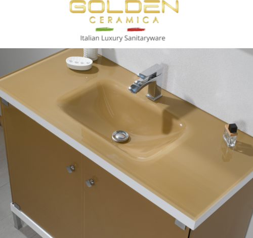 Lavabo in cristallo 101x46